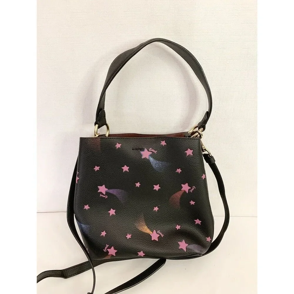 Coach Small Town Bucket Bag Shoulder Bag Leather Shooting Stars M2181 C7245 - Picture 5 of 11
